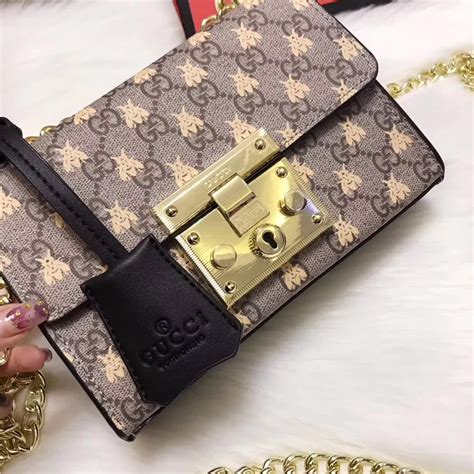 gucci pink bumblebee bag|Gucci padlock small shoulder bag.